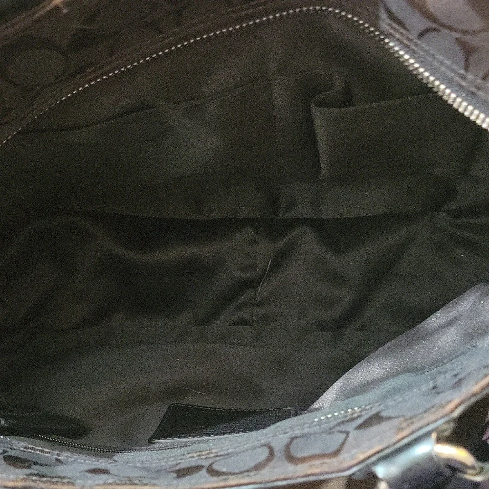 Coach Circle Patchwork East West Shoulder Bag - Picture 5 of 10